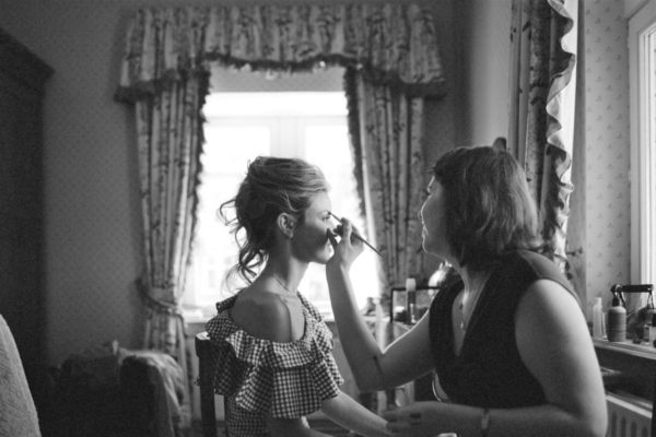 Photo d'une cliente que j'ai maquillé