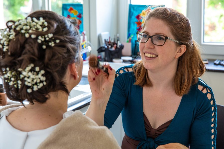 Photo d'une cliente que j'ai maquillé