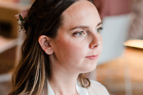 Image d'une cliente que j'ai maquillé