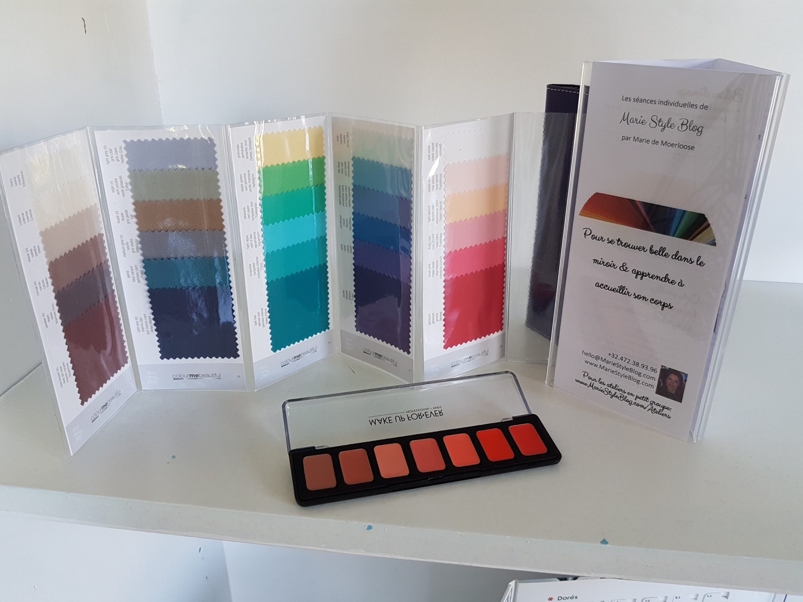 Eventail de couleurs pour une carnation chaude